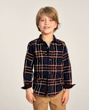 Chemise à carreaux en flanelle pour garçon - Blue Sky Mountain