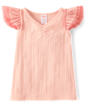 Haut flottant en pointelle pour fille - Le Petite Ballet