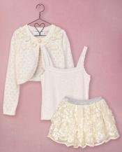 Girls Scalloped 3-Piece Outfit Set - Marchesa Mini x Gymboree