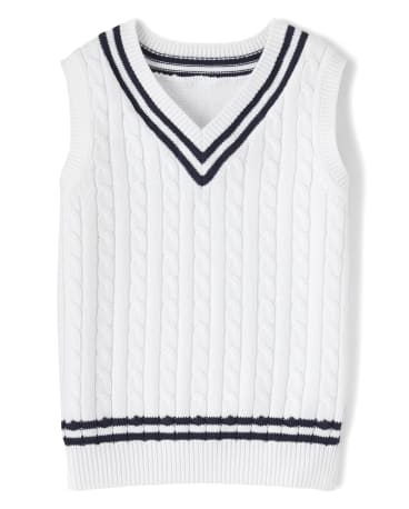 boys black sweater vest