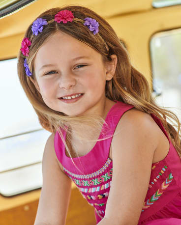 Girls Flower Headwrap - Music Festival