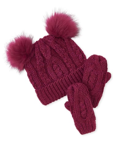 The Childrens Place Girls Cable Beanie