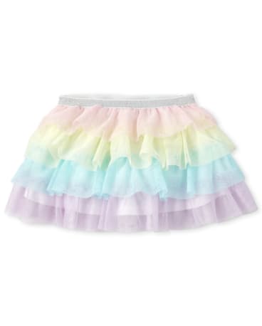 a rainbow skirt