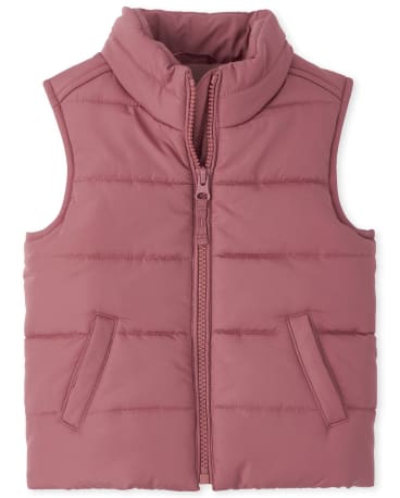 The Childrens Place Girls Puffer Vest