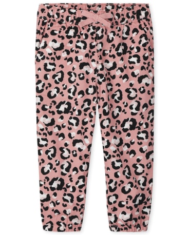 The Childrens Place Baby Girls Graphic Drawstring Joggers 
