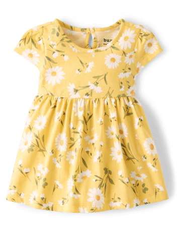Baby Girls Daisy Bodysuit Dress