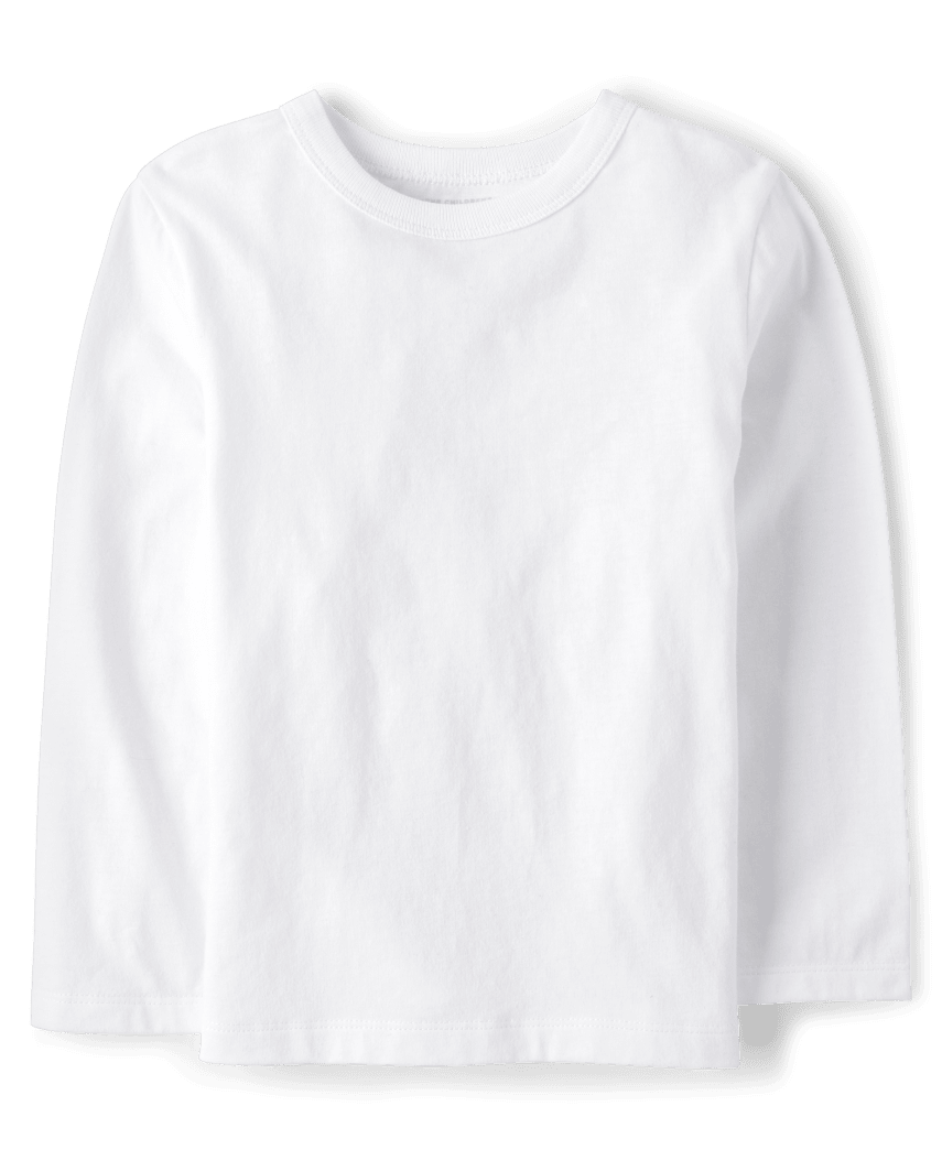 The Children's Place Baby And Toddler Boys T-Shirt | Size 18-24 M | White | 100% Cotton