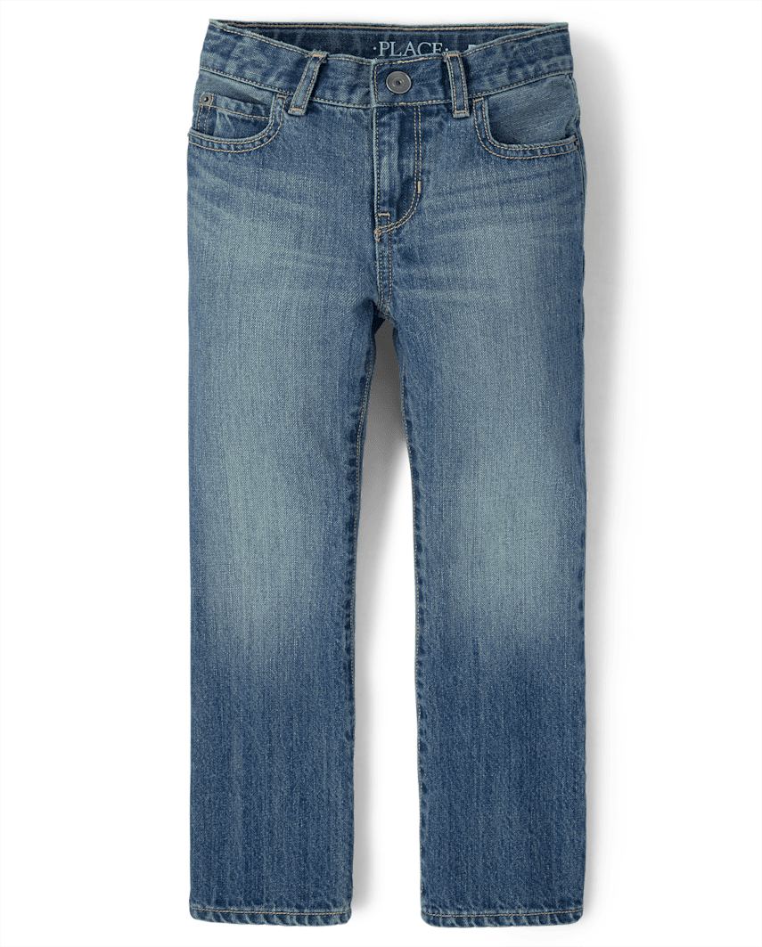 The Children's Place Boys Bootcut Jeans | Size 7S | Blue | 100% Cotton