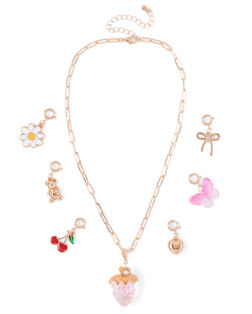 The Children's Place Girls DIY Charm Necklace 7-Piece Set