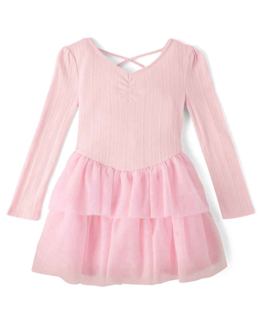 Gymboree | Girls | Glitter Tiered Tutu Dress - On Pointe in Purple | Size 2T