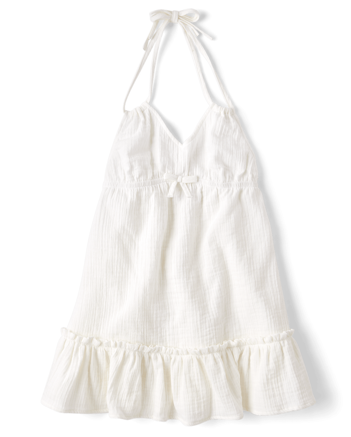 Sugar and Jade Tween Girls Halter Cover-Up White Large 1