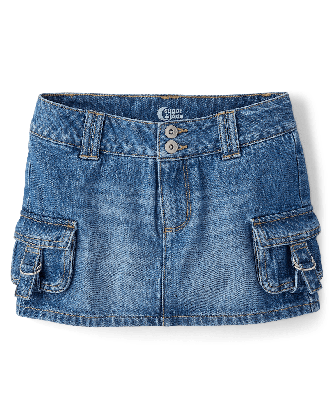 Sugar and Jade Tween Mädchen Denim Cargo Skort Blau 18 1