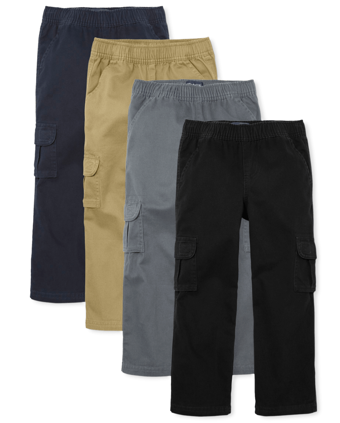 The Children's Place Boys Pull On Cargo Pants 4-Pack 1