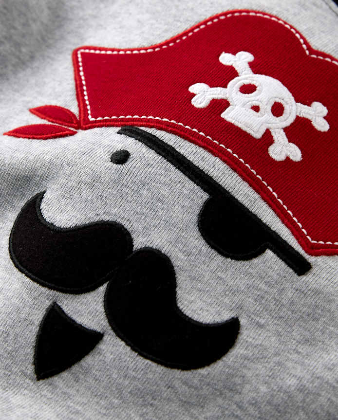 Boys Pirate Cotton 2-Piece Pajamas