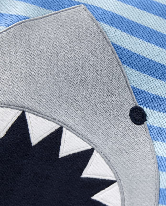 Boys Shark Cotton 2-Piece Pajamas - Gymmies