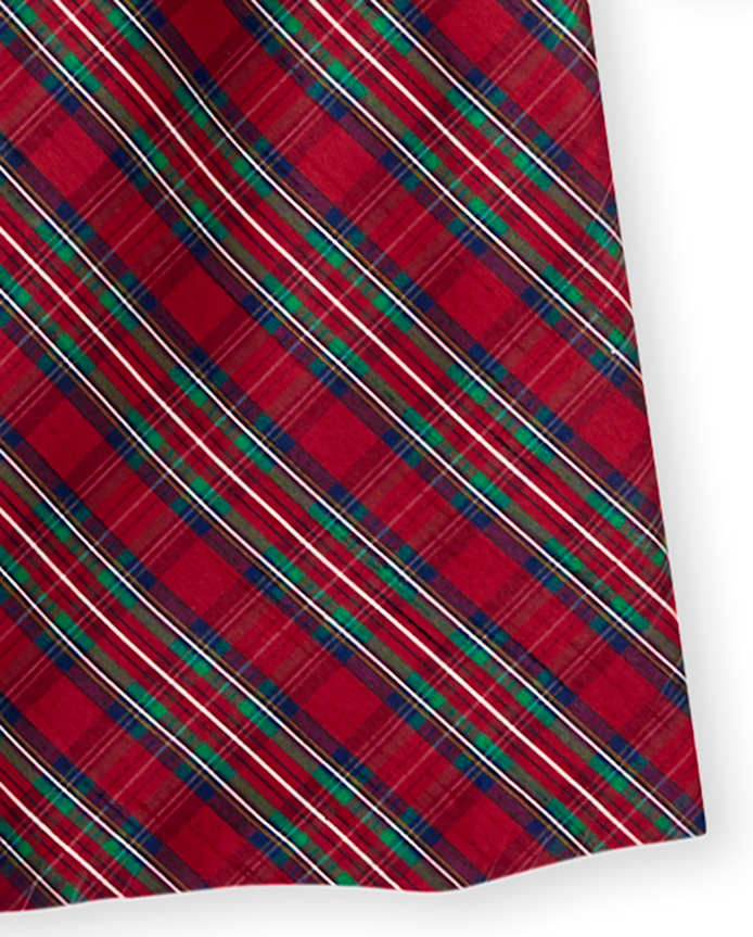 Womens Plaid Shirt Dress - Family Celebrations Red