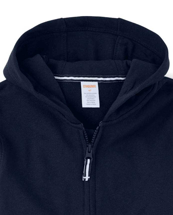 Boys Zip Up Hoodie - Uniform