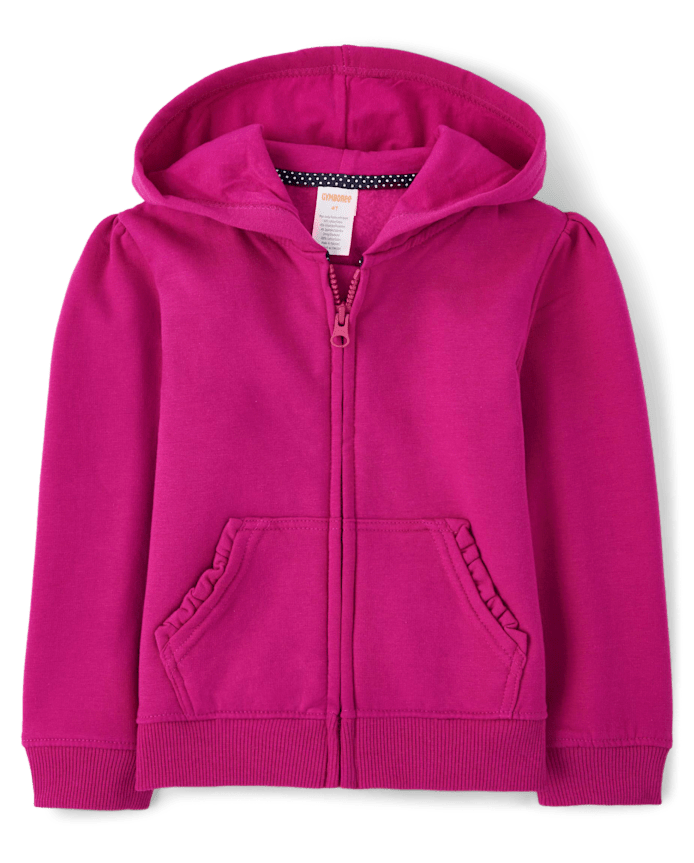 Girls Zip Up Hoodie