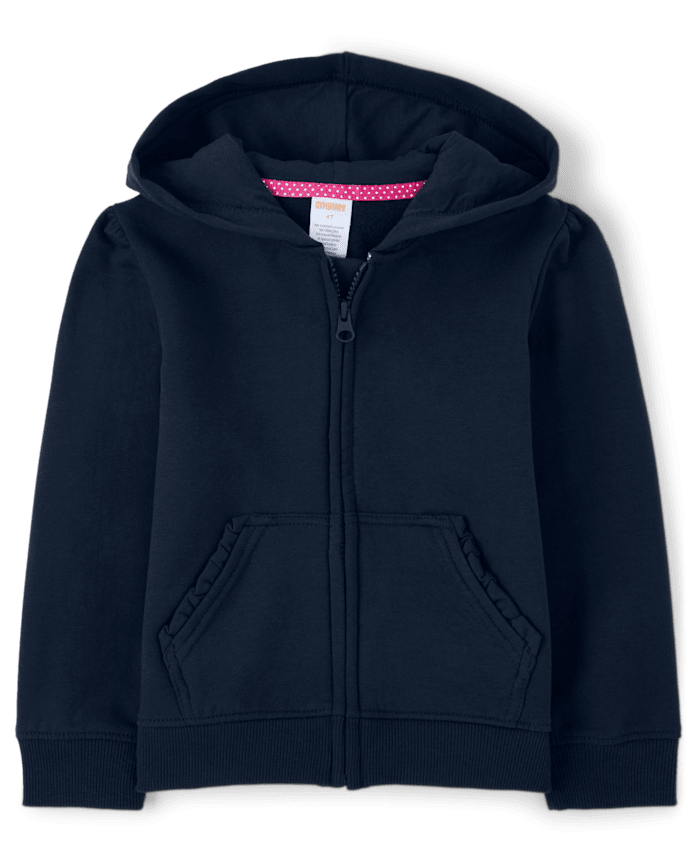 Girls Zip Up Hoodie