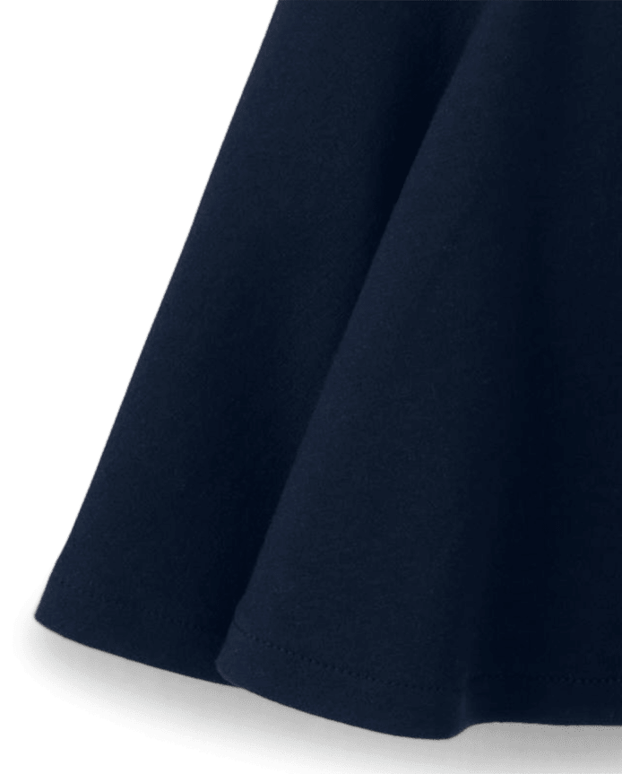 Girls Ponte Bow Skort - Uniform