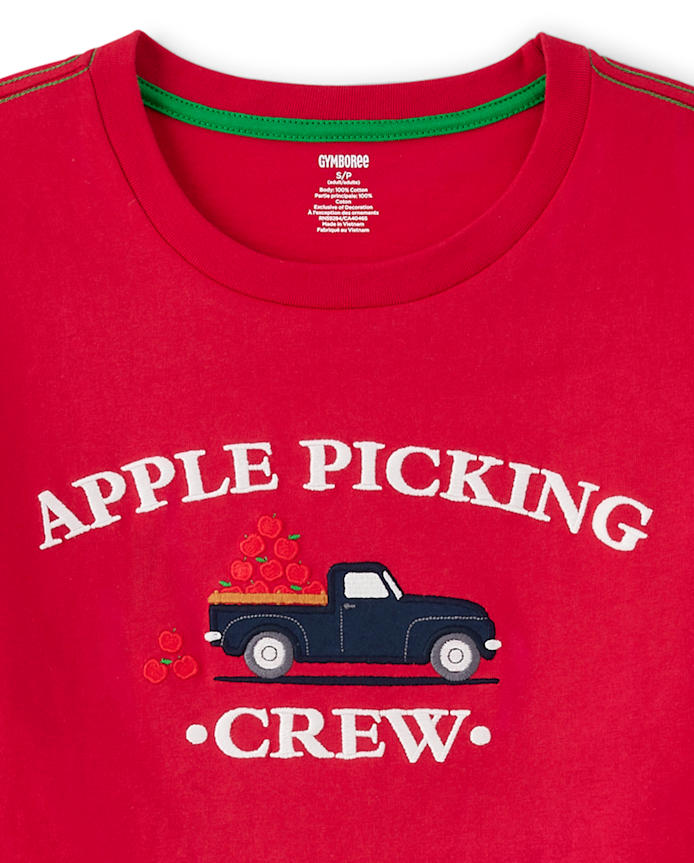 Mens Matching Family Apple Picking Top - Head of the Class
