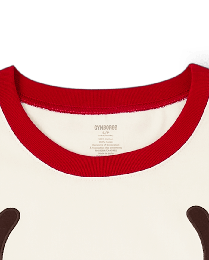 Adult Matching Family Reindeer Cotton Pajamas