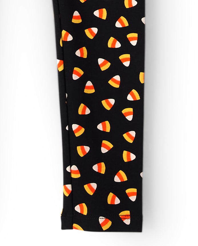 Girls Candy Corn Leggings - Trick or Treat