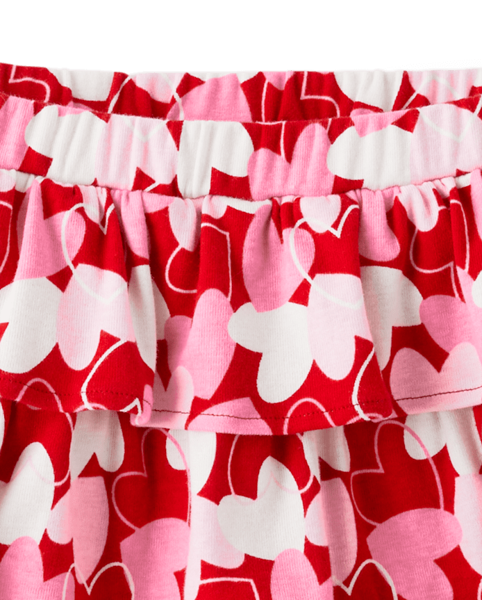 Girls Heart Skort - Valentine Cutie
