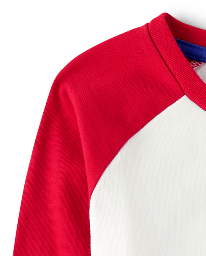 Boys Embroidered Koala Raglan Top - London Calling