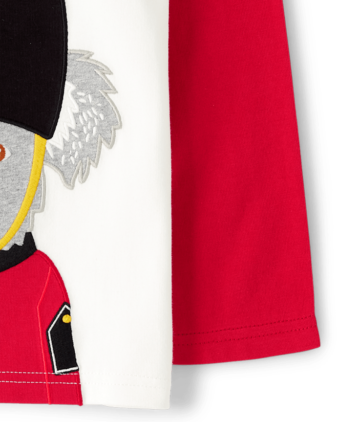 Boys Embroidered Koala Raglan Top - London Calling