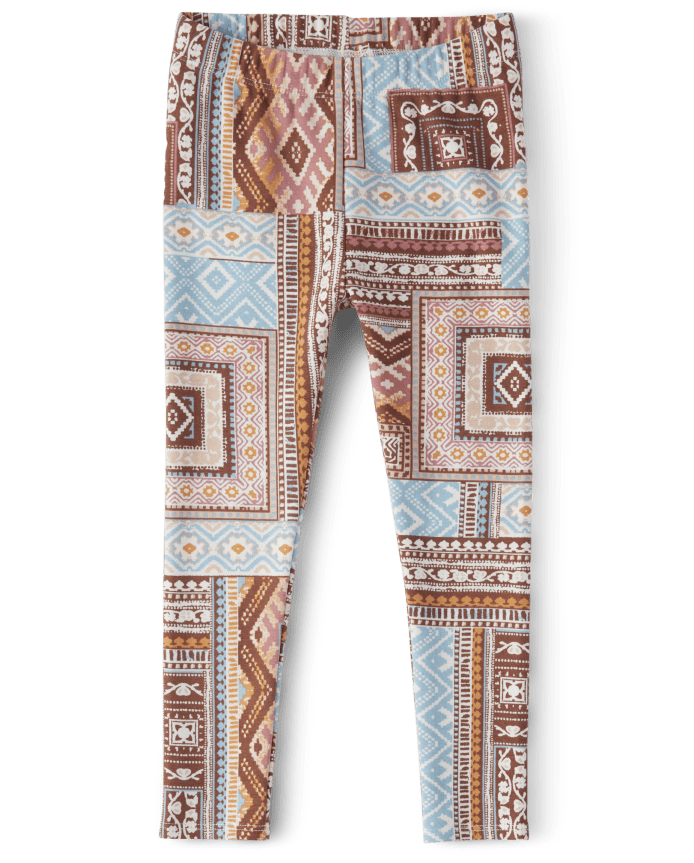 Girls Patchwork Leggings - Little Rocky Mountain