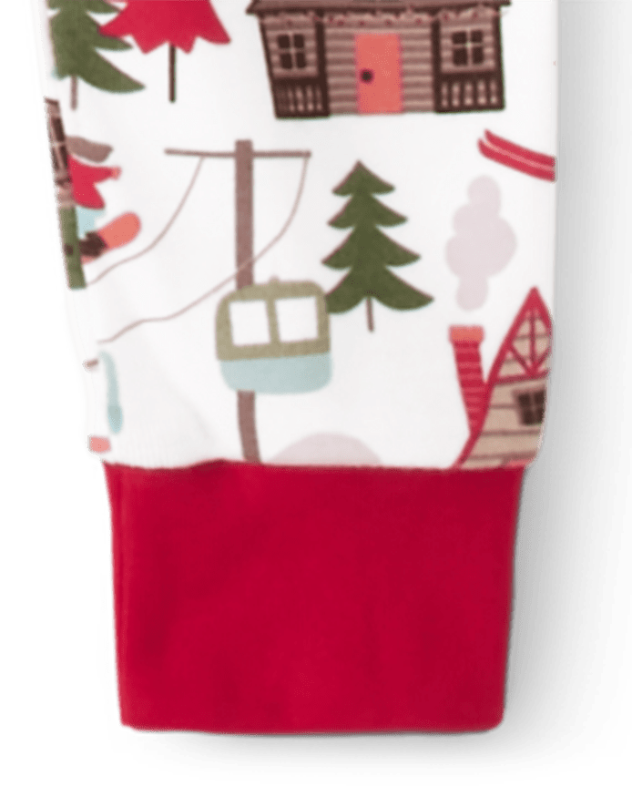 Kids Ski Lodge Snug Fit Cotton Pajamas