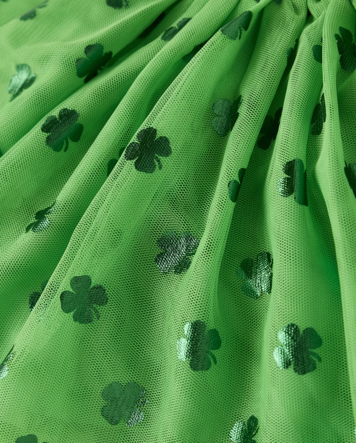 Girls Shamrock Tutu Skirt - Little Leprechaun