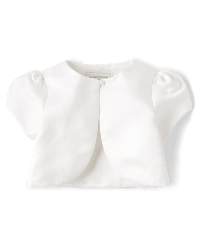 Girls Satin Bolero Jacket - Special Occasions