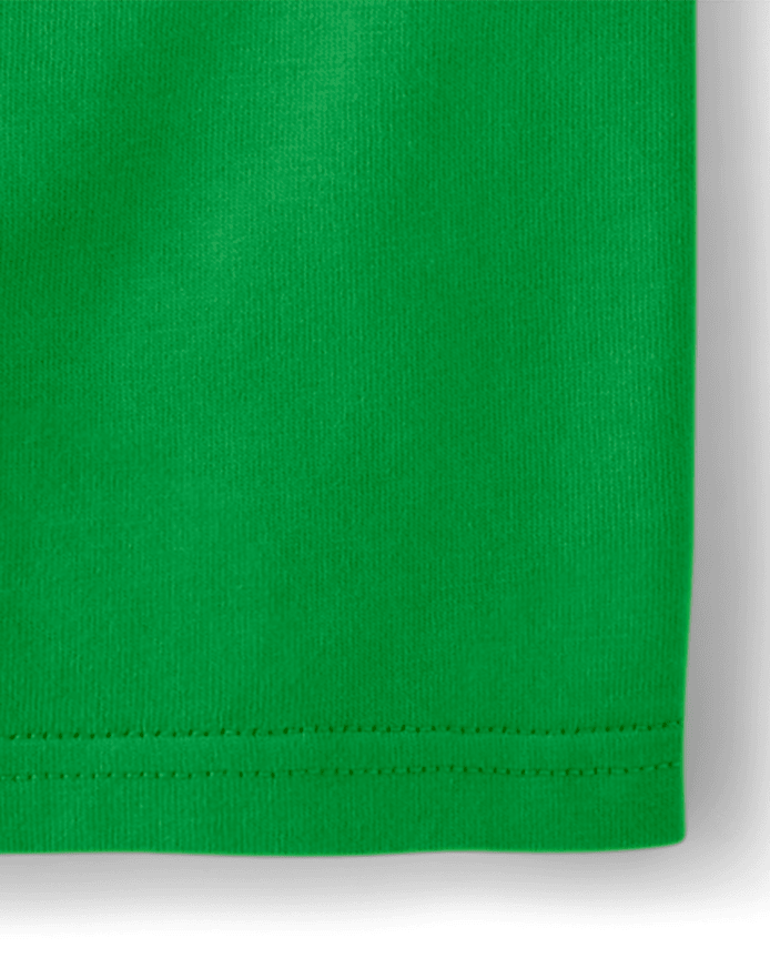 Boys Embroidered Dog Top - Little Leprechaun