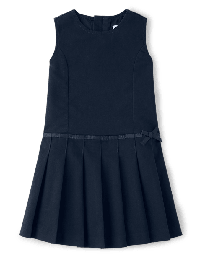 Girls Pleated Jumper With Wrinkle Resistance - Uniform