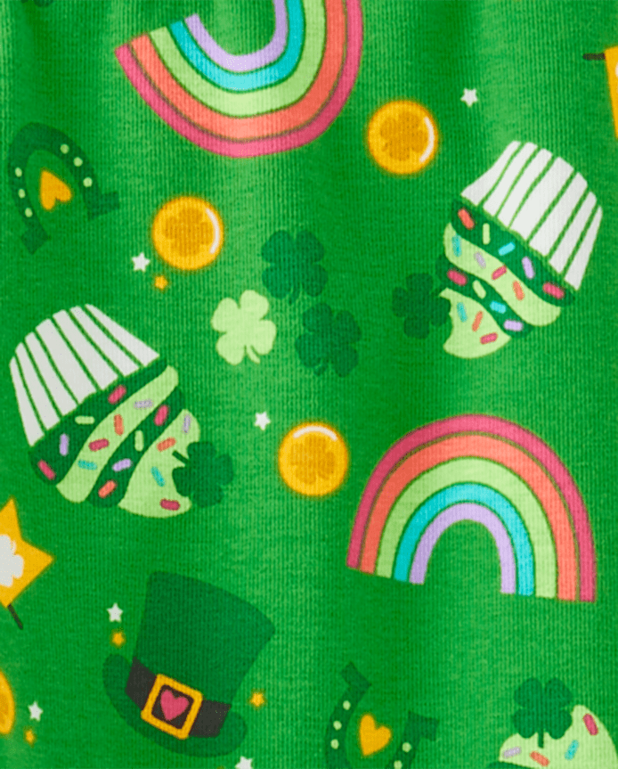 Girls Shamrock Leggings