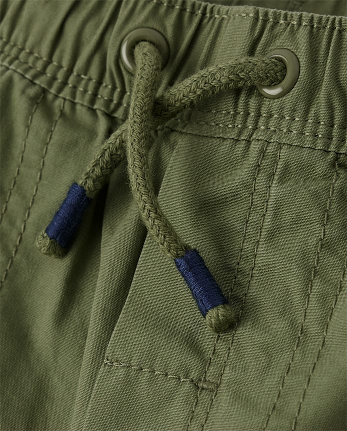 Boys Poplin Pull On Pants