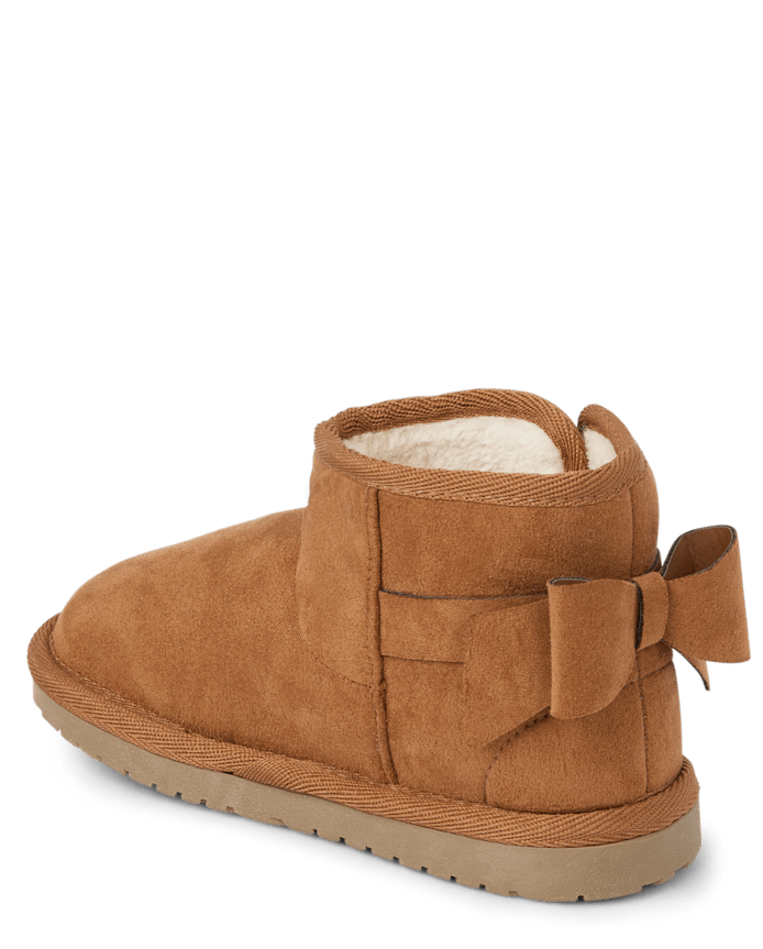 Girls Bow Boots - Little Essentials