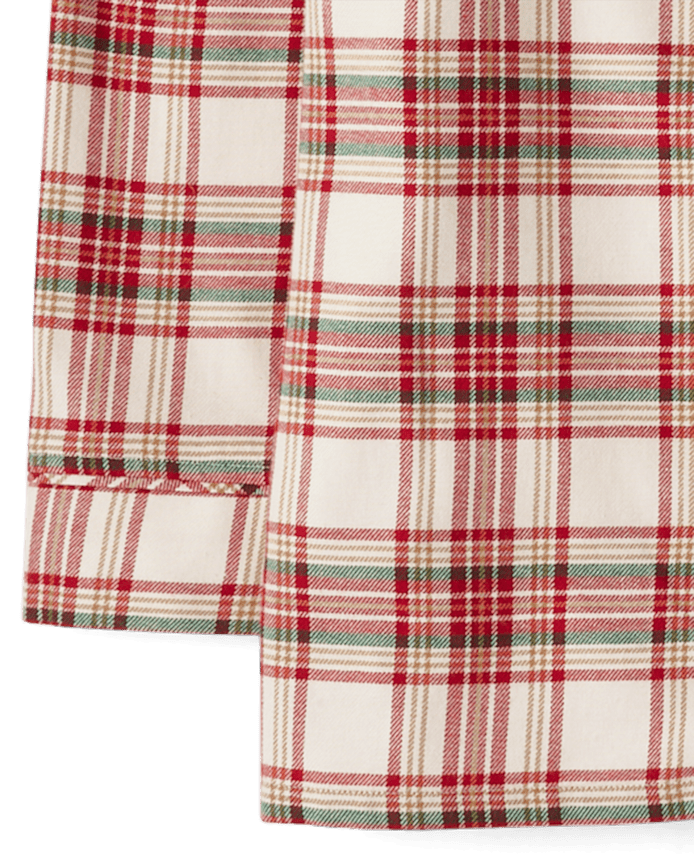 Womens Matching Family Plaid Flannel Pajamas