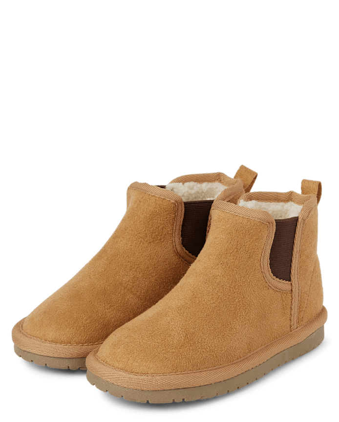 Bottines Chelsea doublées sherpa pour garçon - Little Essentials
