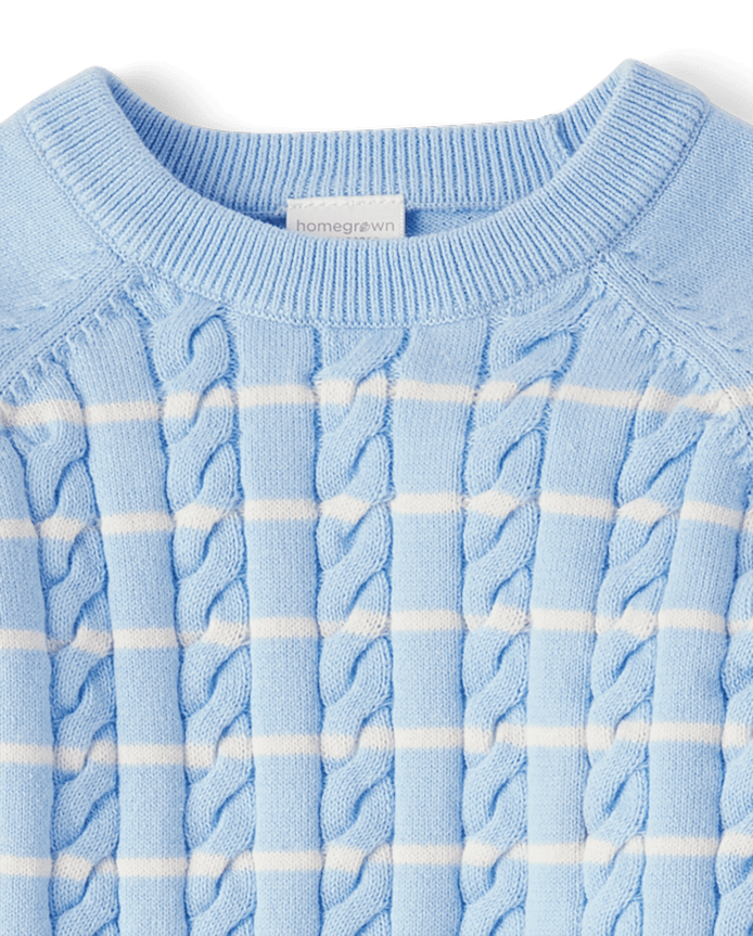 Baby Boys Striped Sweater 3-Piece Outfit Set - Homegrown by Gymboree
