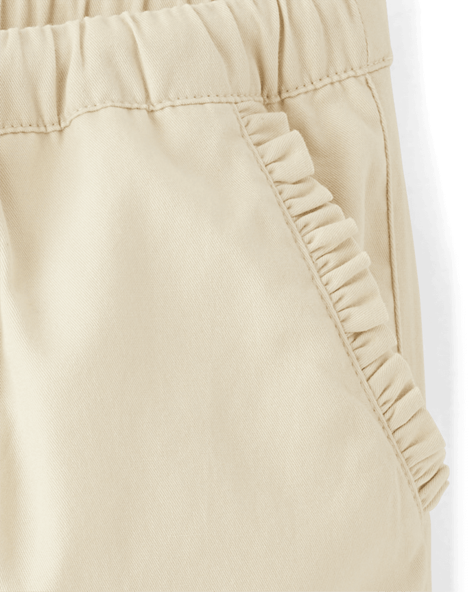 Girls Ruffle Jogger Pants - Little Essentials