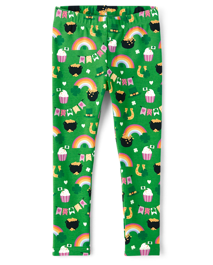 Leggings trèfle pour filles - Petit lutin