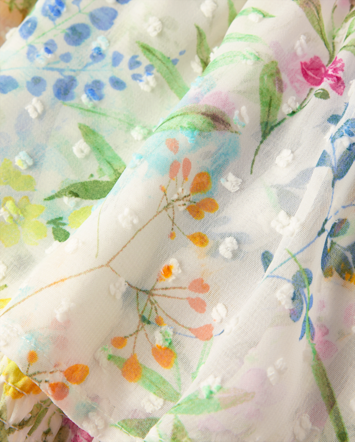 Womens Mommy And Me Floral Ruffle Off Shoulder Dress - Garden Party