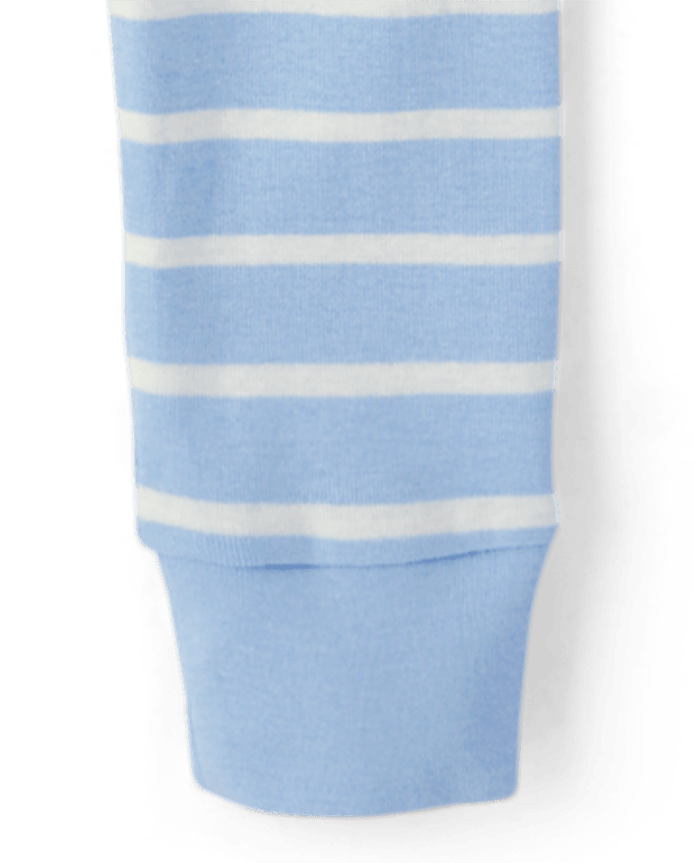 Kids Striped Snug Fit Cotton Pajamas