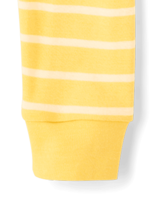 Kids Striped Snug Fit Cotton Pajamas