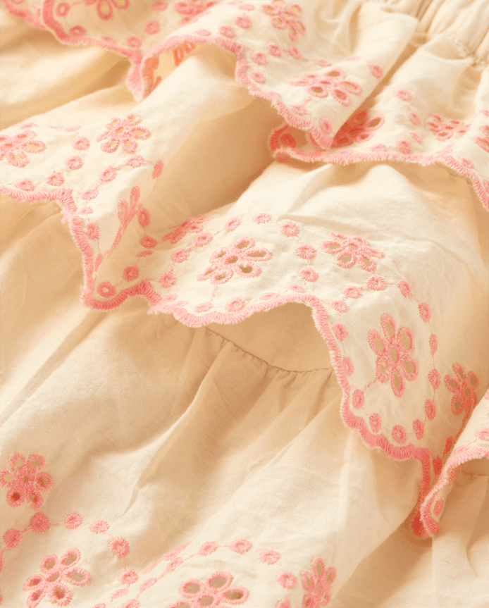 Girls Eyelet Tiered Skort - Highland Hills