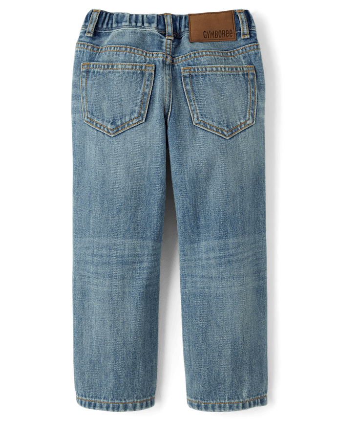 Boys Pull On Relaxed Jeans - Little Essentials