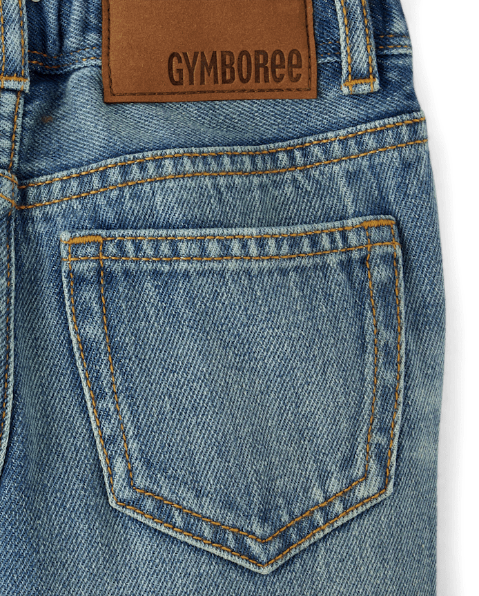 Boys Pull On Relaxed Jeans - Little Essentials